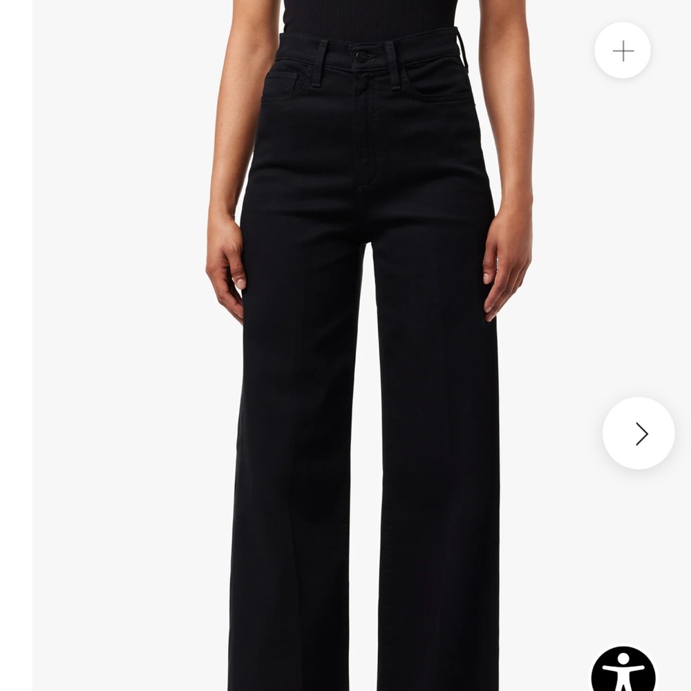Joe's Jeans The MIA Wide Leg in Black, Size 32